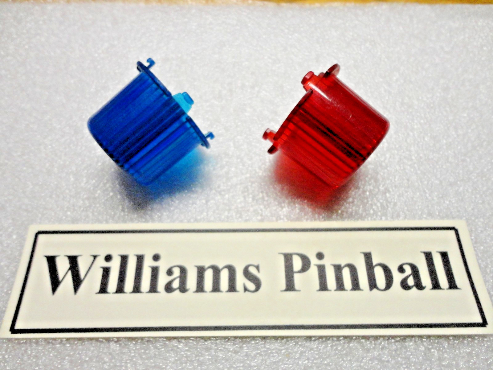 Williams Bally, Blue & Red Translucent Flasher Domes, X2, Cheap Ship!
