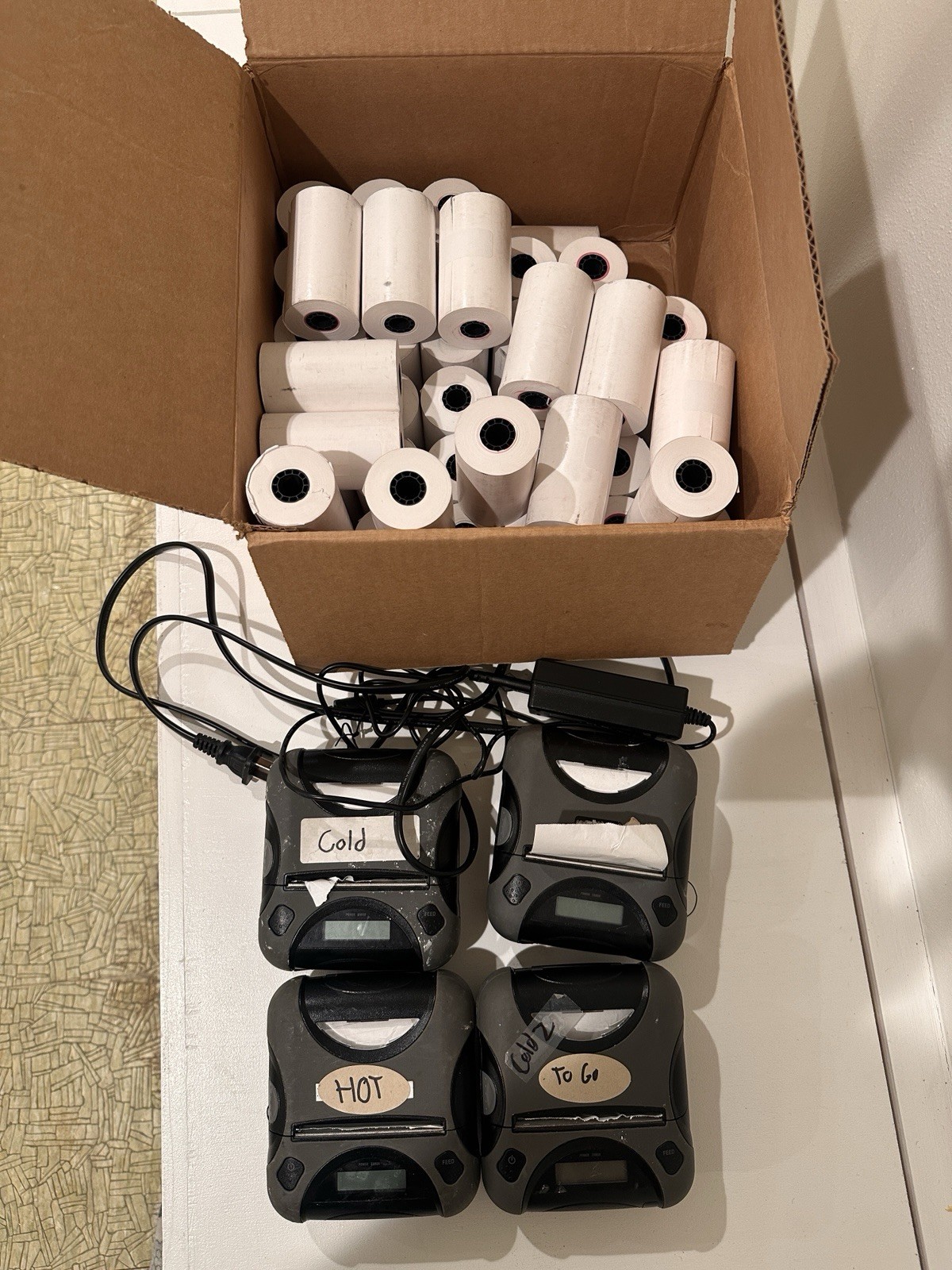 4 Star Tmi-300 Printers and Paper Lot