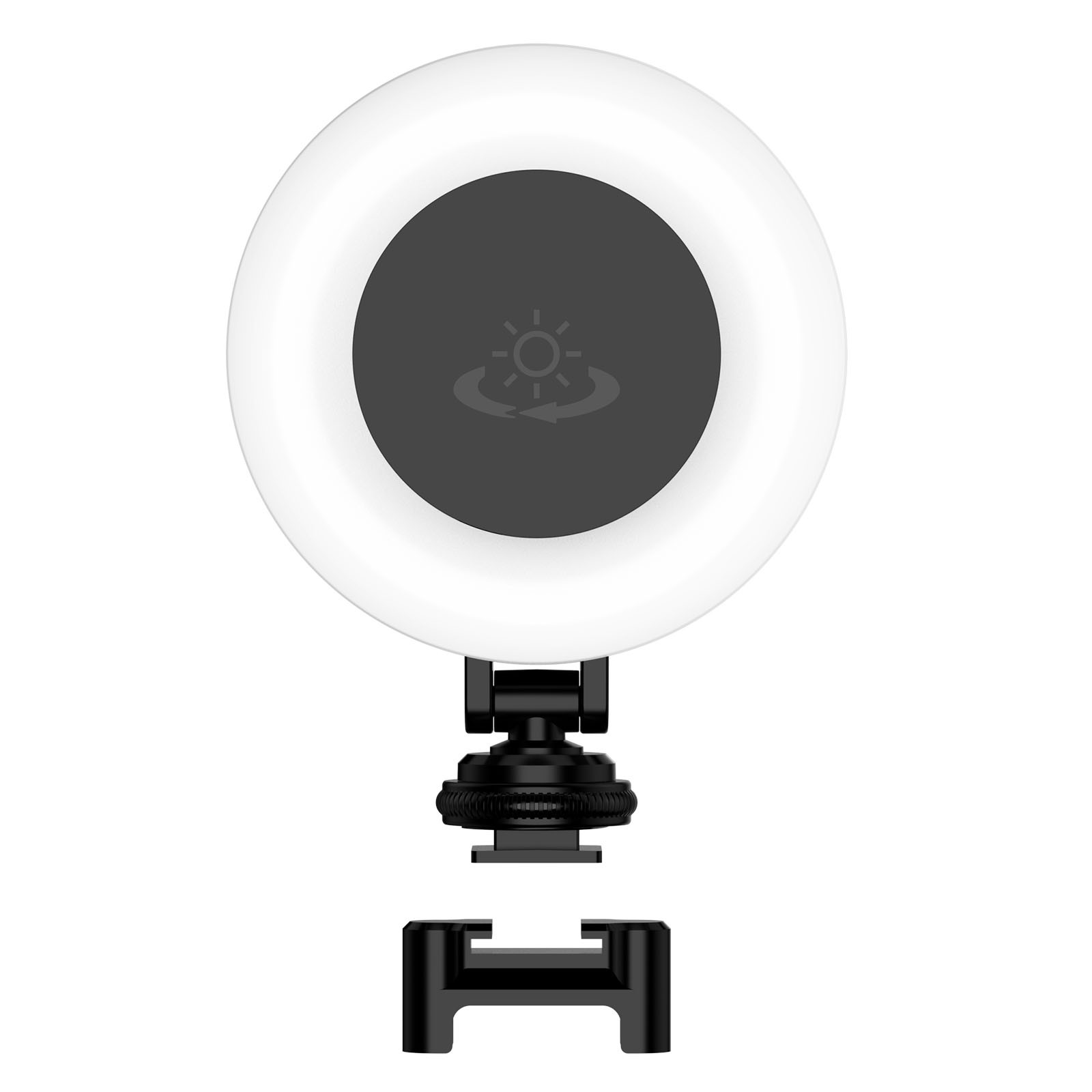 360 Rotatable LED Ring Light Video Light Portable Selfie Makeup Fill Light