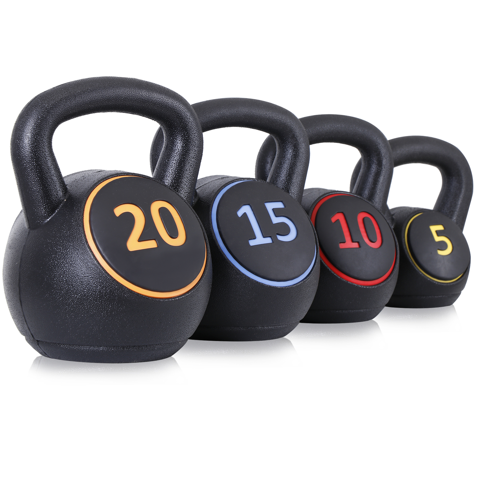 4PCS Kettlebell Weights Set with Tray for Training Home ExerciseFitness Workout