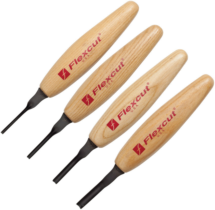 Flexcut Shallow U-Gouge Wood Carving Micro Tool Set