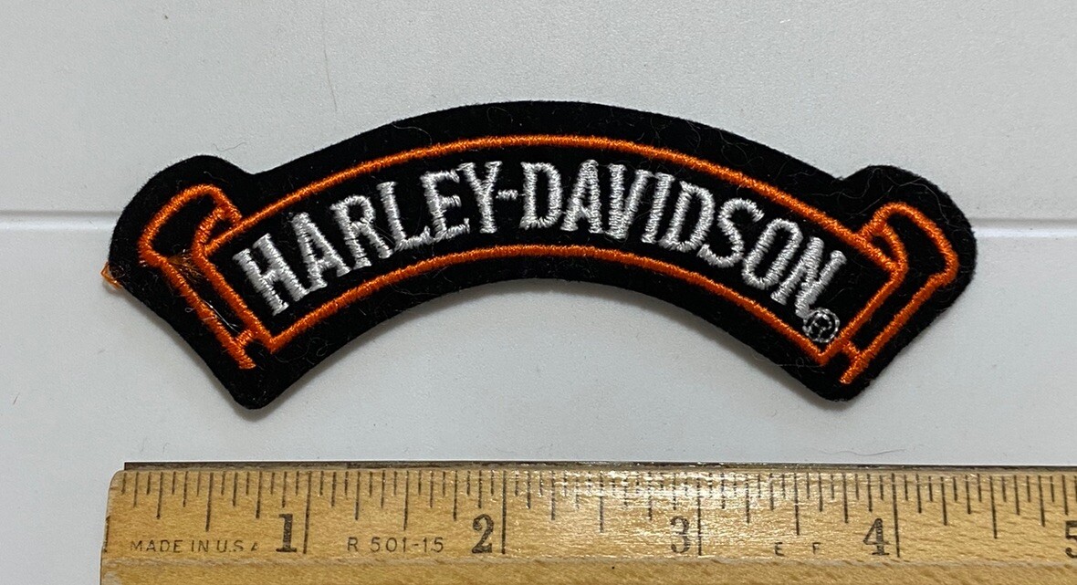 Harley Davidson Motorcycles Banner Embroidered Iron-on Patch Badge