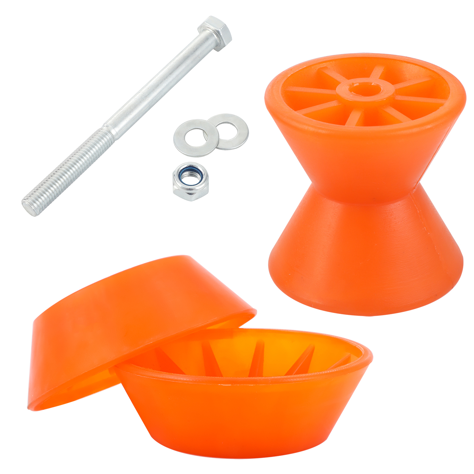 Boat Trailers 3.5" For Shoreland'r Polyurethane Bow Roller With Bells Bolt