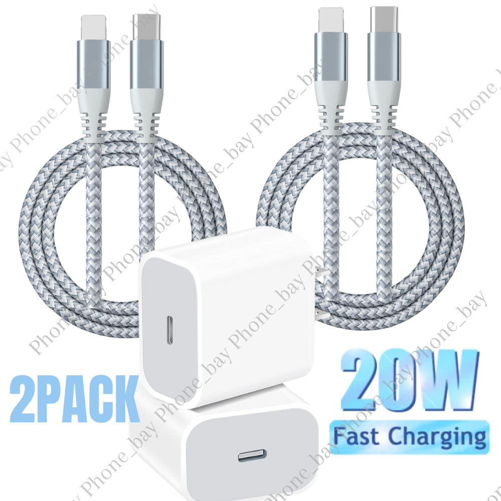 Ungrade 20W Super Fast Charger Type C 6/10FT For iPhone 14 13 12 11Pro Max X XR