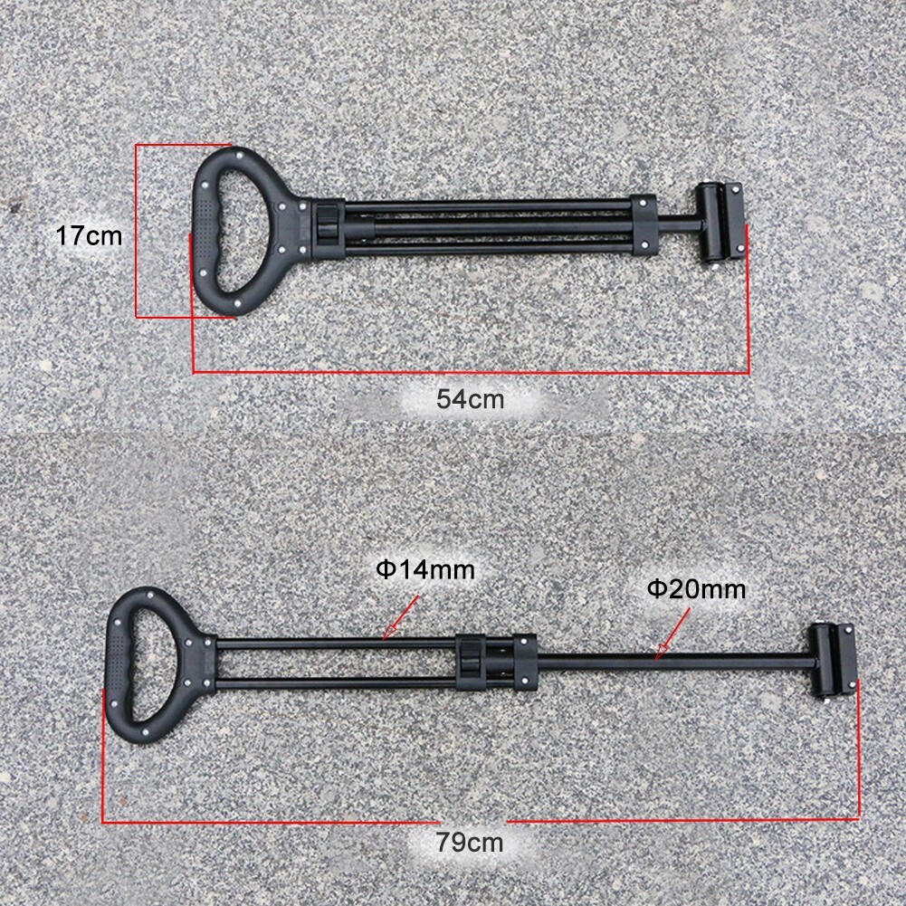 Wagon Cart Pull Handle Spare Replacement Telescoping Rod For Camping Trolley New