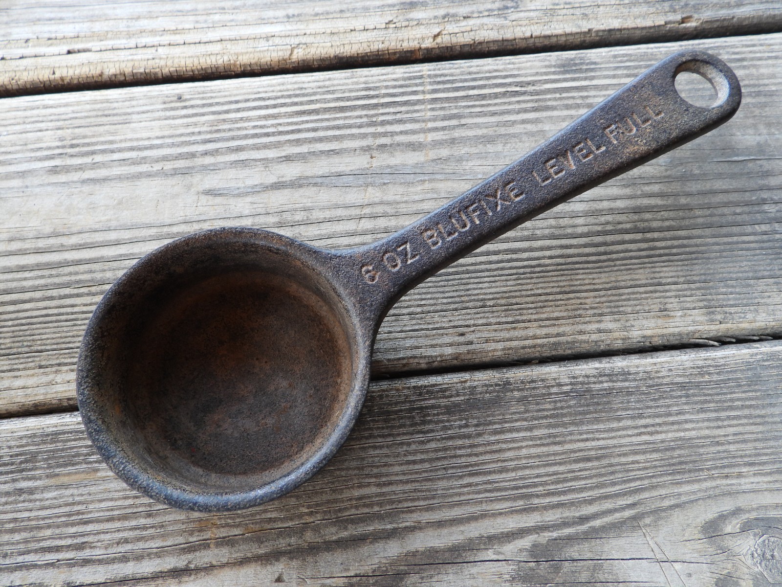 Vintage Cast Iron Lead Melting Pot Ladle Bullet Casting Smelting ??