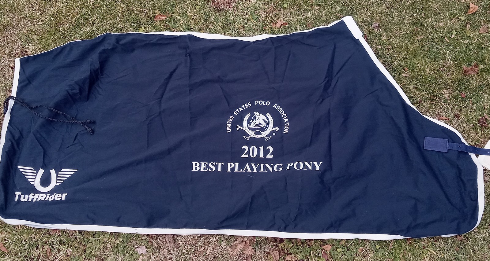 US Polo Association 2012 Best Tuffrider Jaipur Polo Company Blue Cotton Sheet