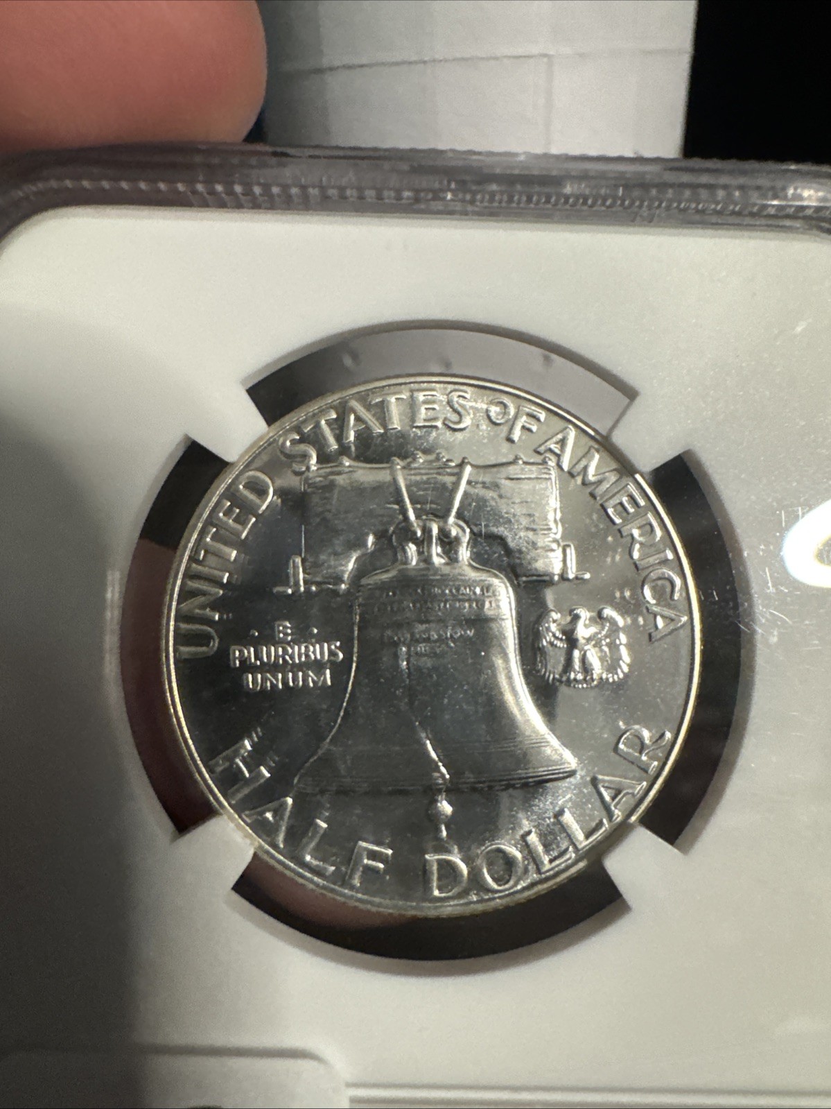 1955 Franklin Silver Half Dollar NGC PF67