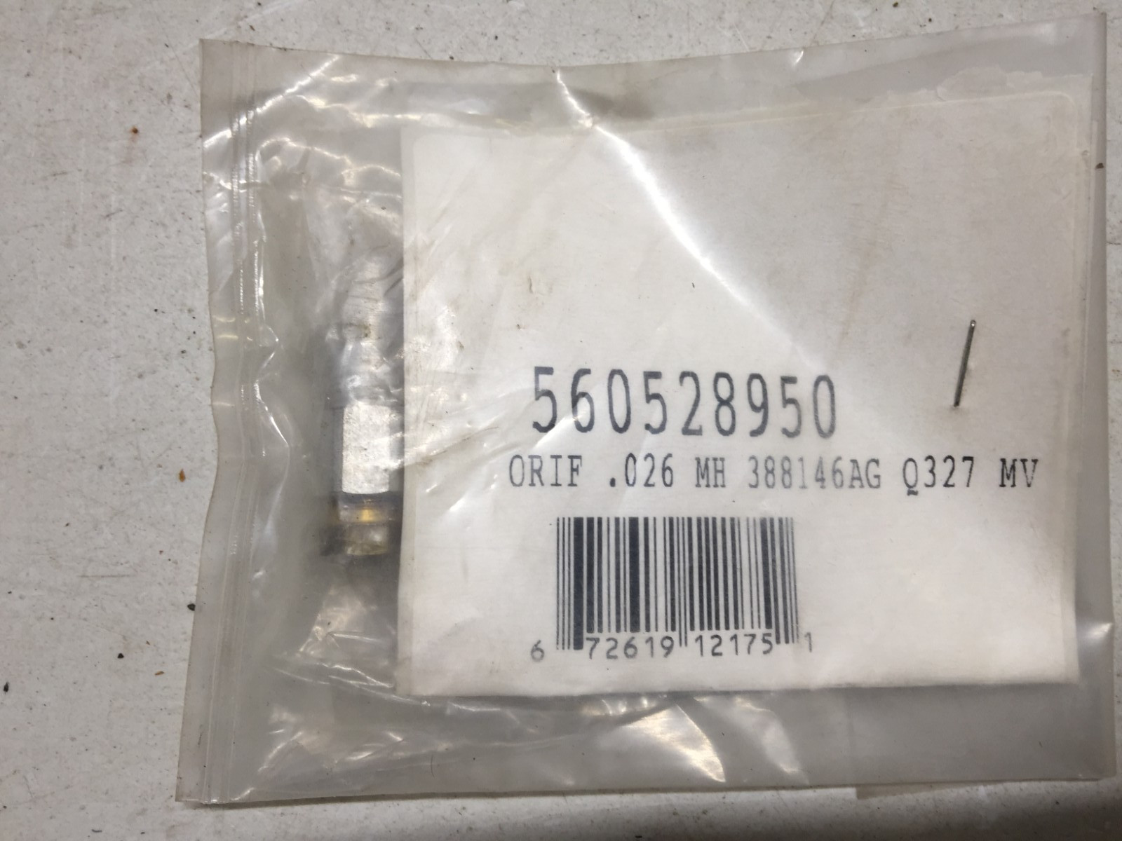 NEW Weil McLain 560528950 Orifice
