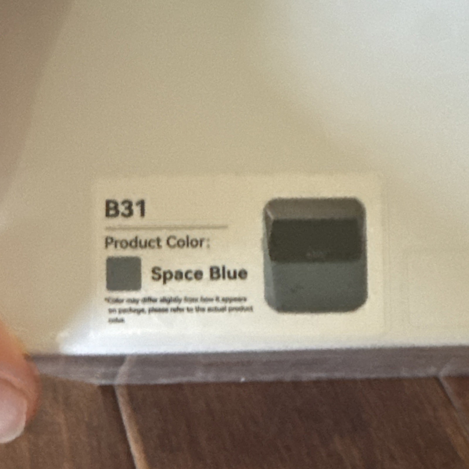 NIIMBOT B31 Bluetooth Smart Thermal Label Printer - Space Blue