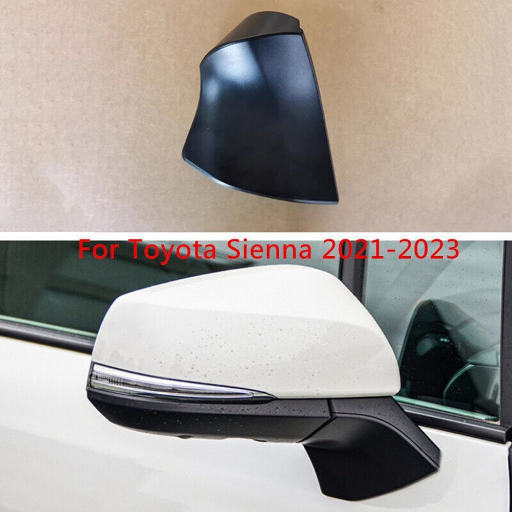For Toyota For Sienna 2021 2023 Rearview Mirror Base Cover Triangle Shape Black