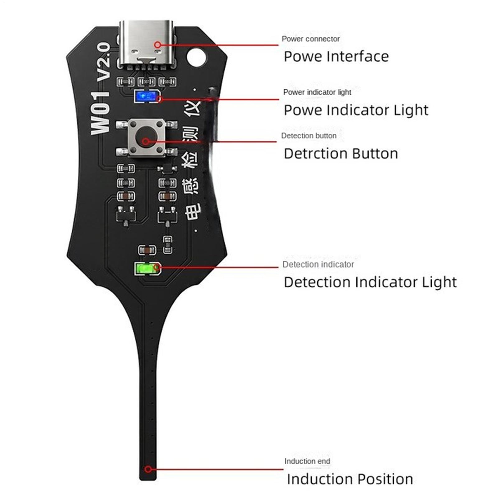Circuit Board Inductor Tester Inductor Detector Tool Diagnostic Device