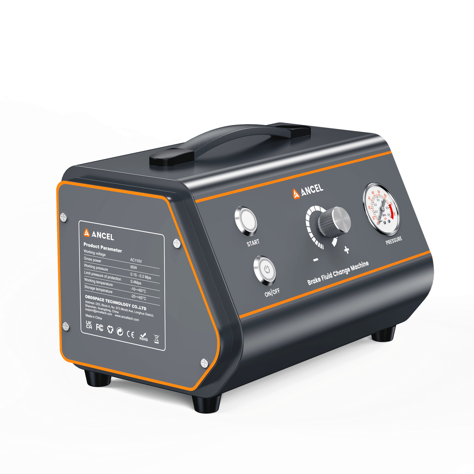 ANCEL BR1000 Brake Fluid Change Machine Fluid Protection Auto Service Tool
