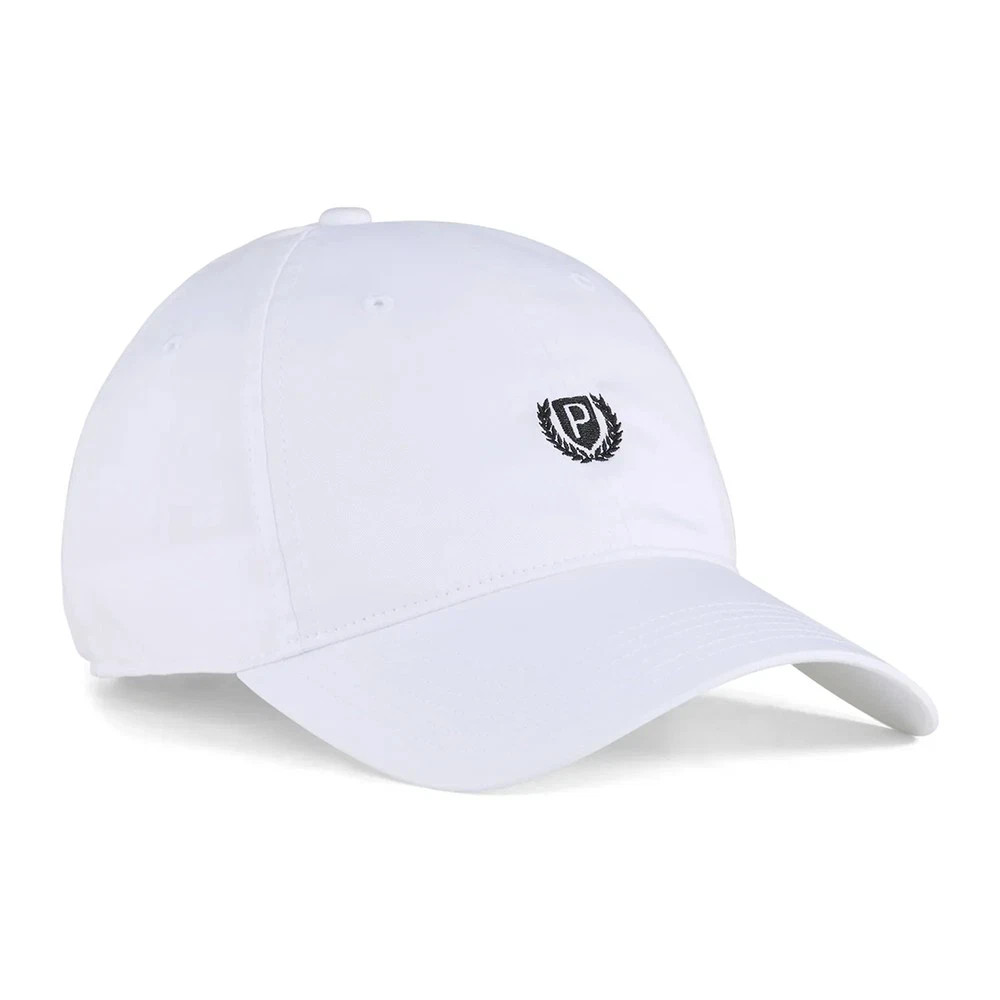 Puma White Shield New Adj Golf Hat /Free Masters Ball Marker with purchase