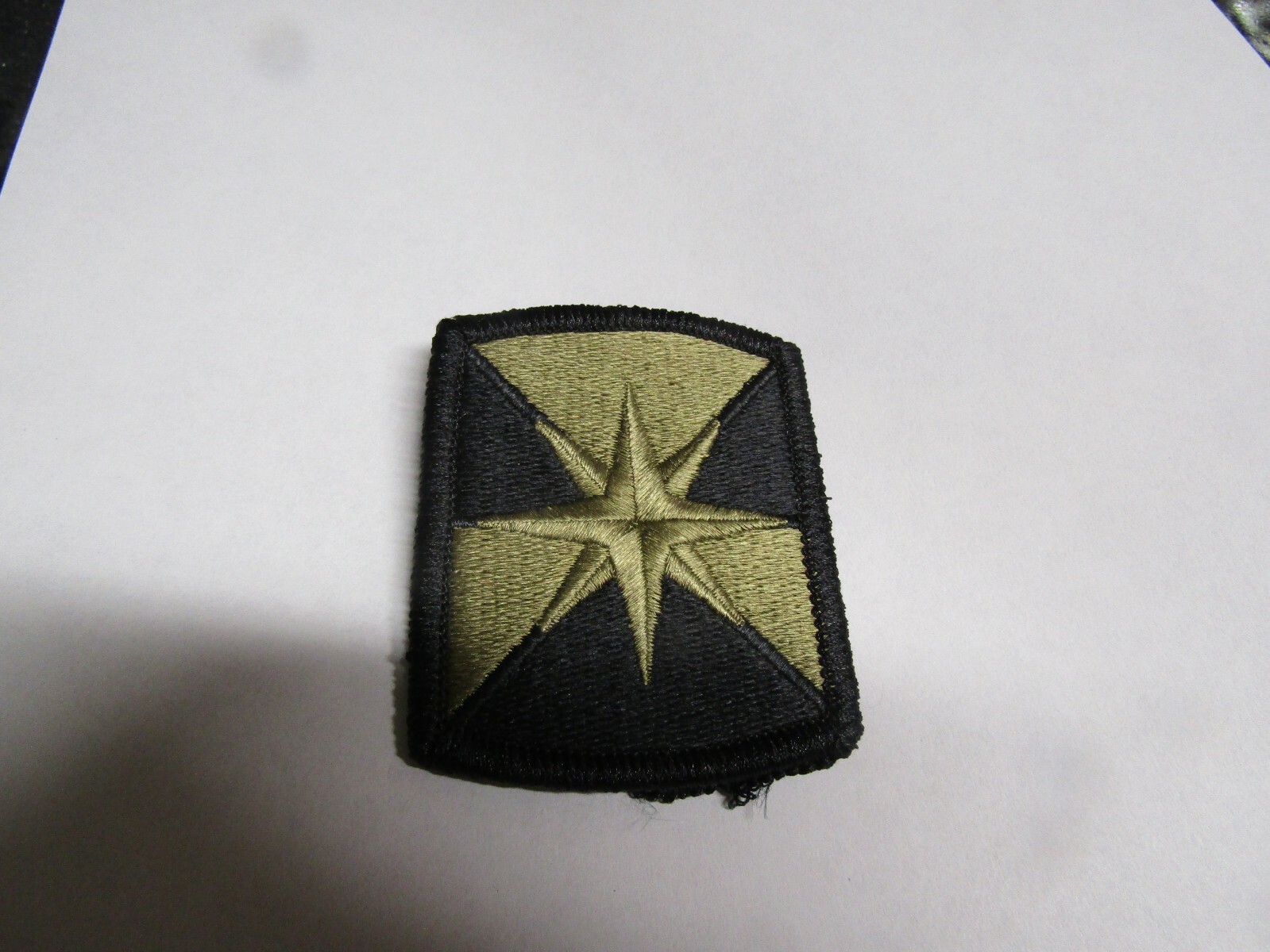 MILITARY PATCH US ARMY OCP MULTICAM HOOK AND LOOP 347TH SUPPORT GROUP