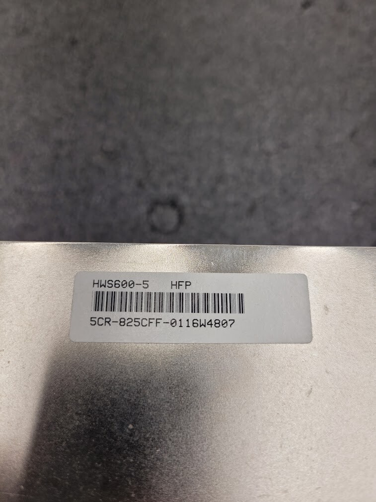 TDK Lambda HWS600-5 5VDC 120A Power Supply 100-240VAC 8.2A Input