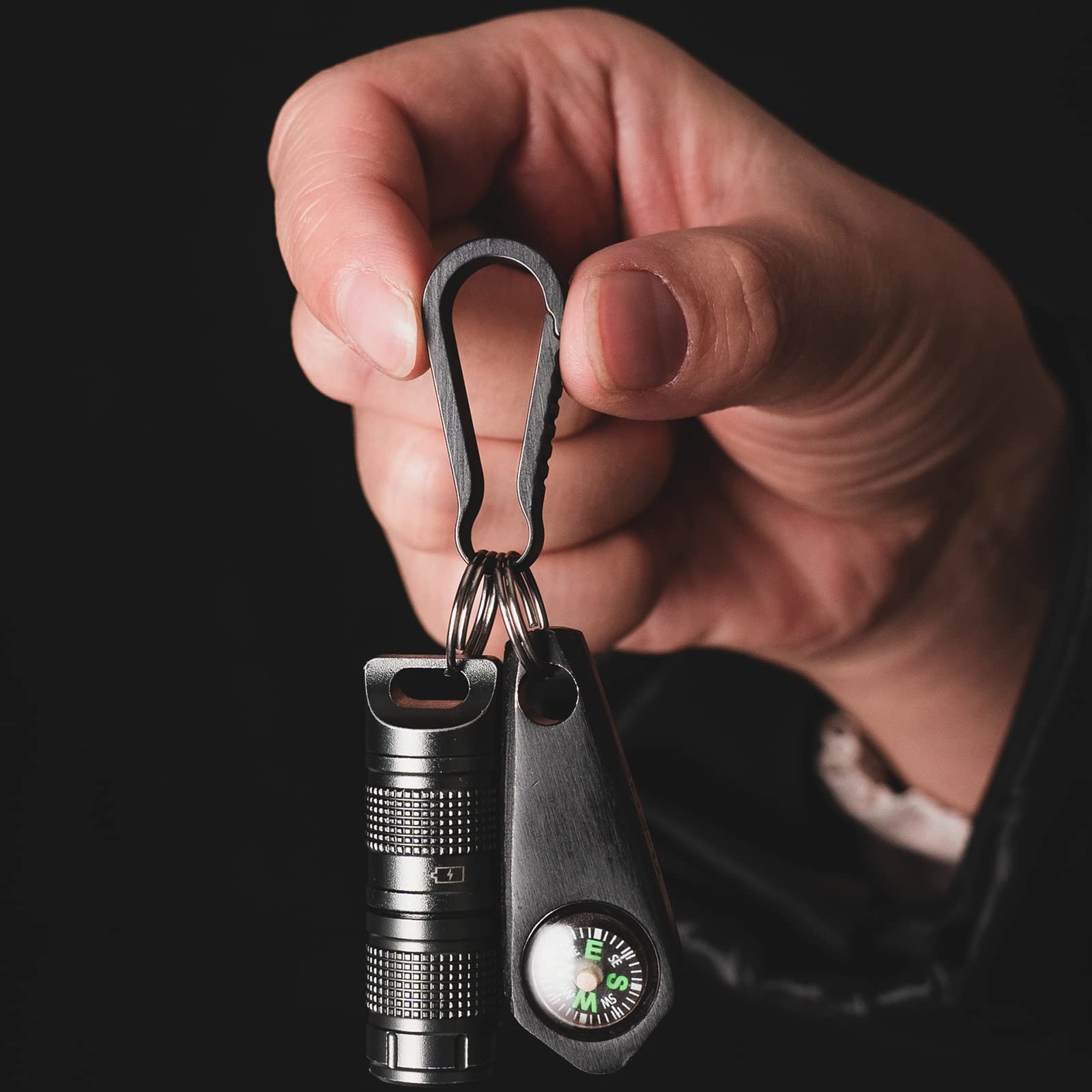 Titanium Key Chain Clip Hook Small Carabiner Keychain Clipedc Quickly Release Ke