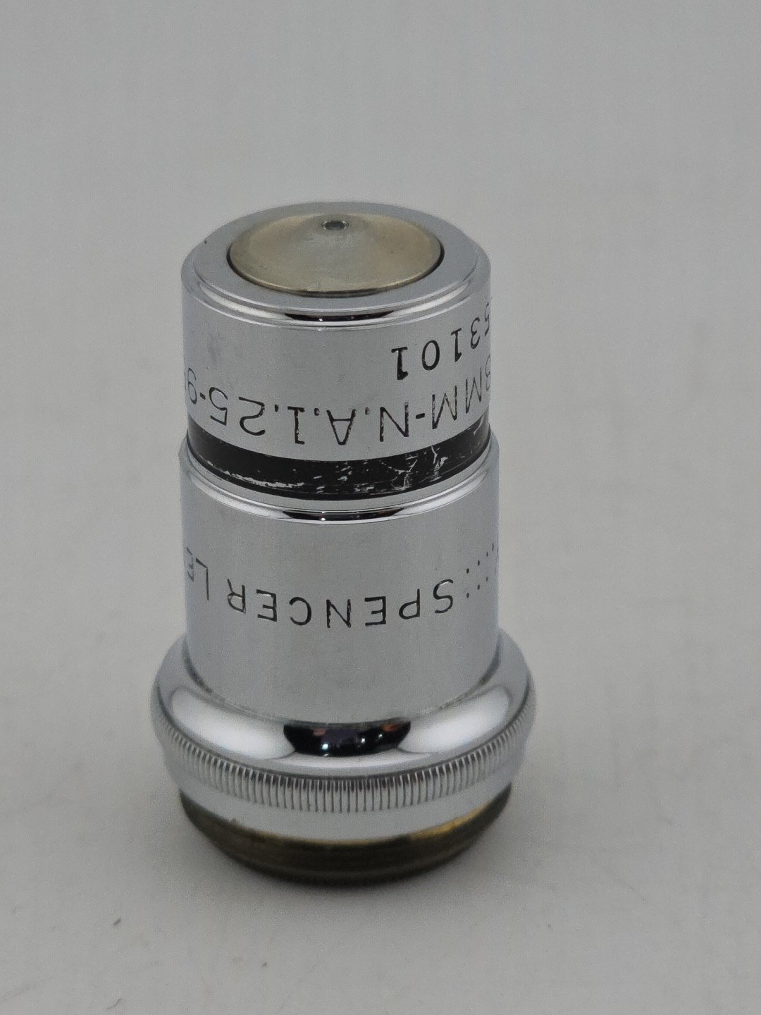 Spencer Lens Co Microscope Objective HOM 1 mm- 1.8 mm NA 1.25-95x