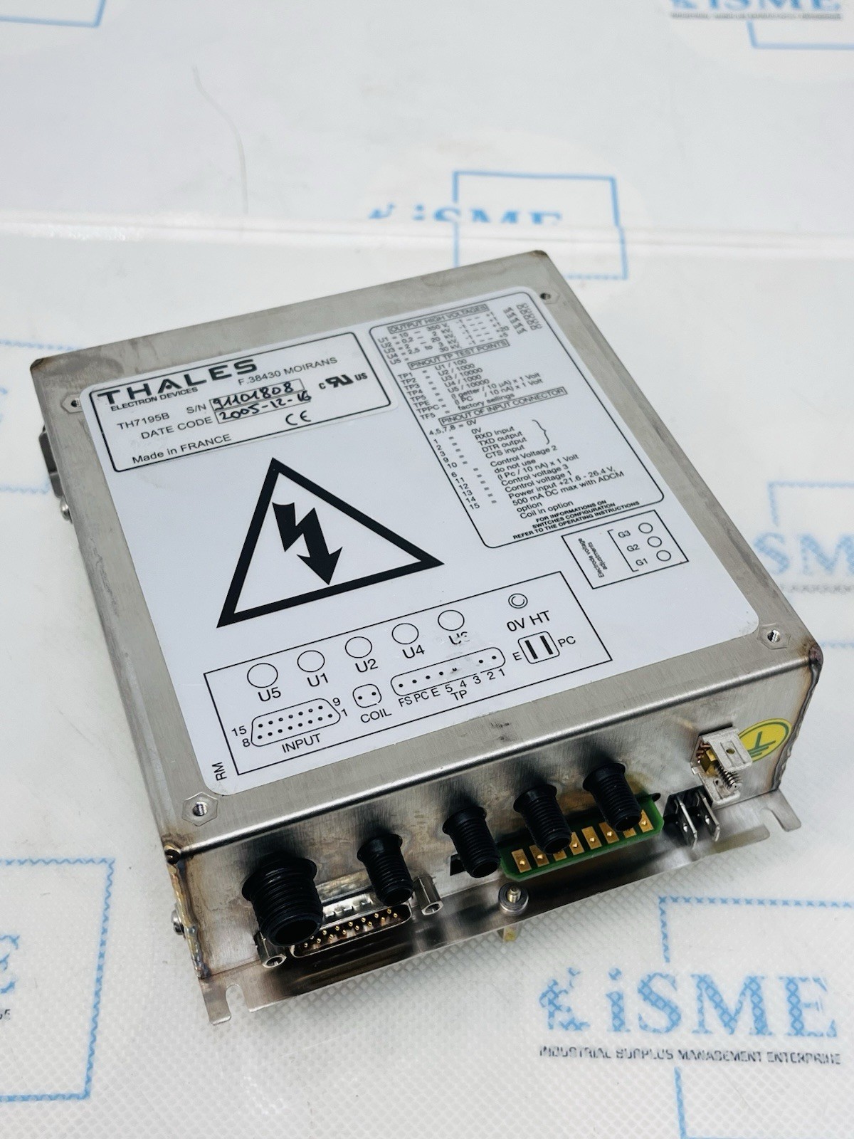 00-901180-02 - OEC - C-ARM - THALES 9 OR 12 INCH II POWER SUPPLY TH7195B