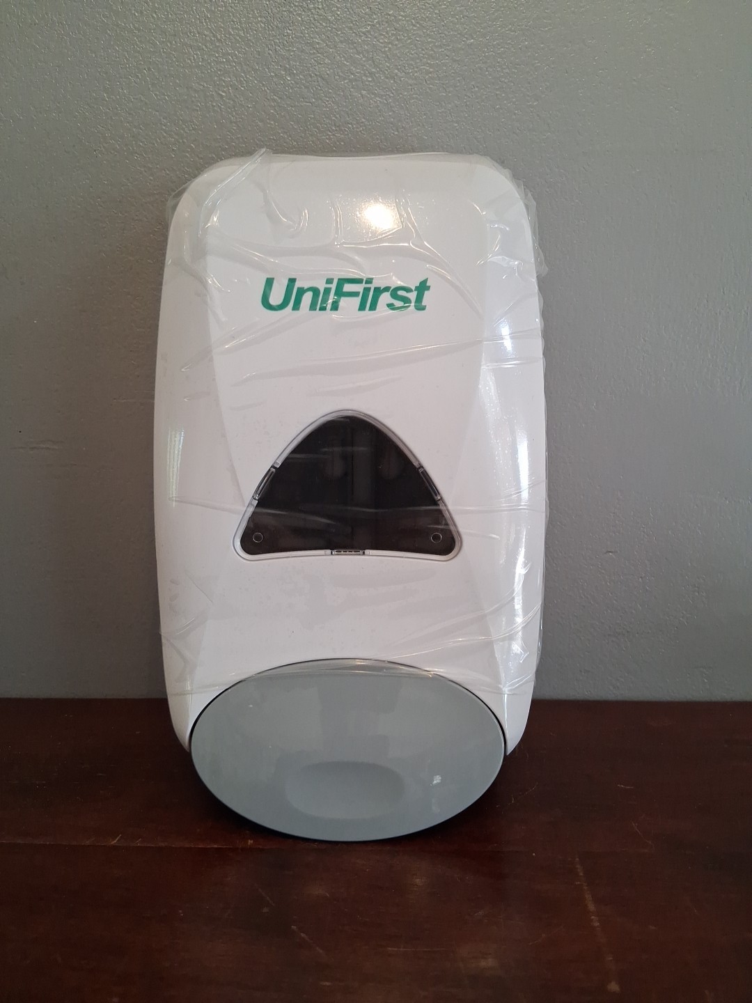 UniFirst Wall Mount Soap Hand Sanitizer Manual Dispenser White Dispenser Only!