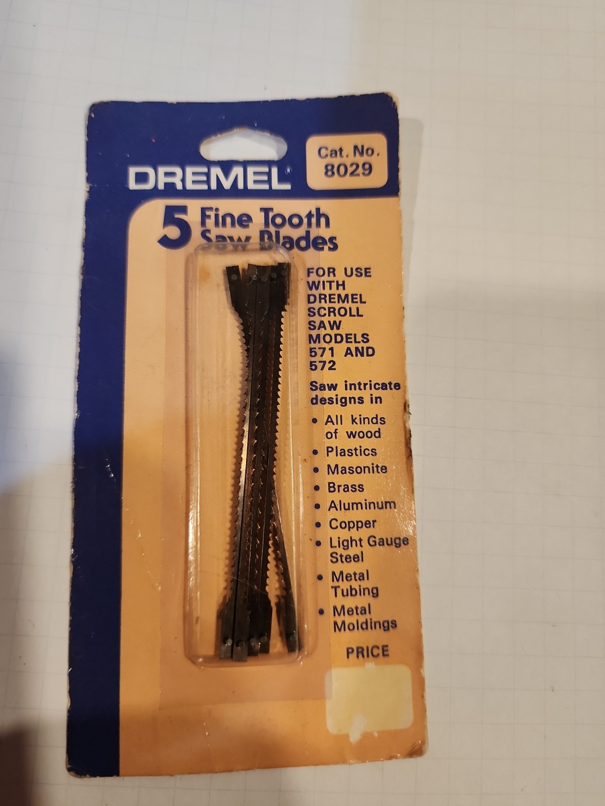 Dremel 8029 Fine Tooth Replacement Saw Blades 5 Pack New Old Stock