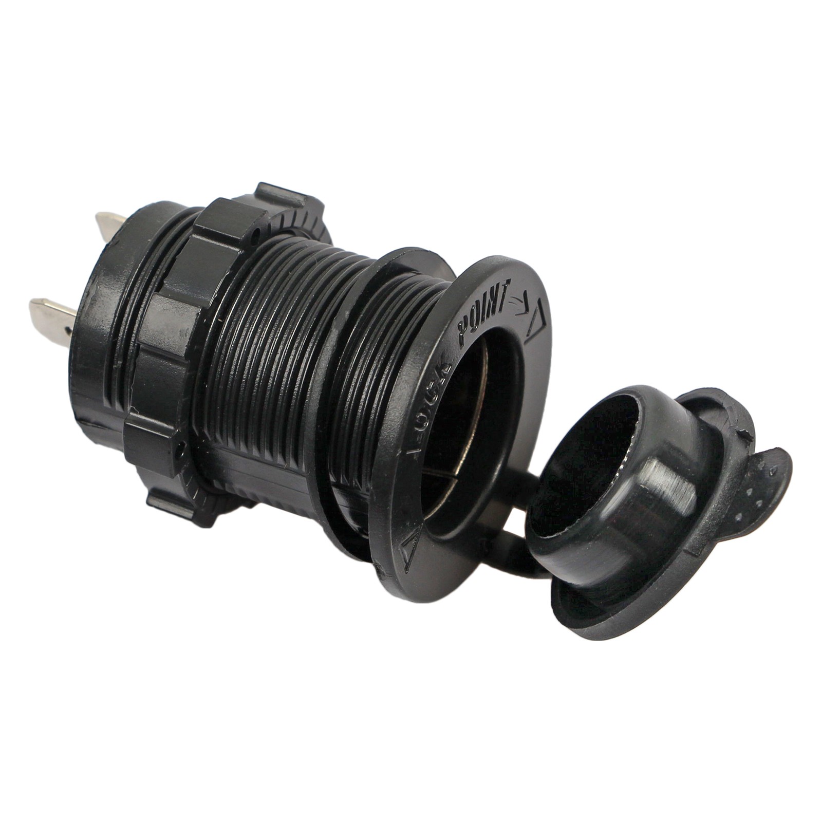 For 12V Car Marine ATV 2 Pieces Cigarette Lighter Power Plug Socket