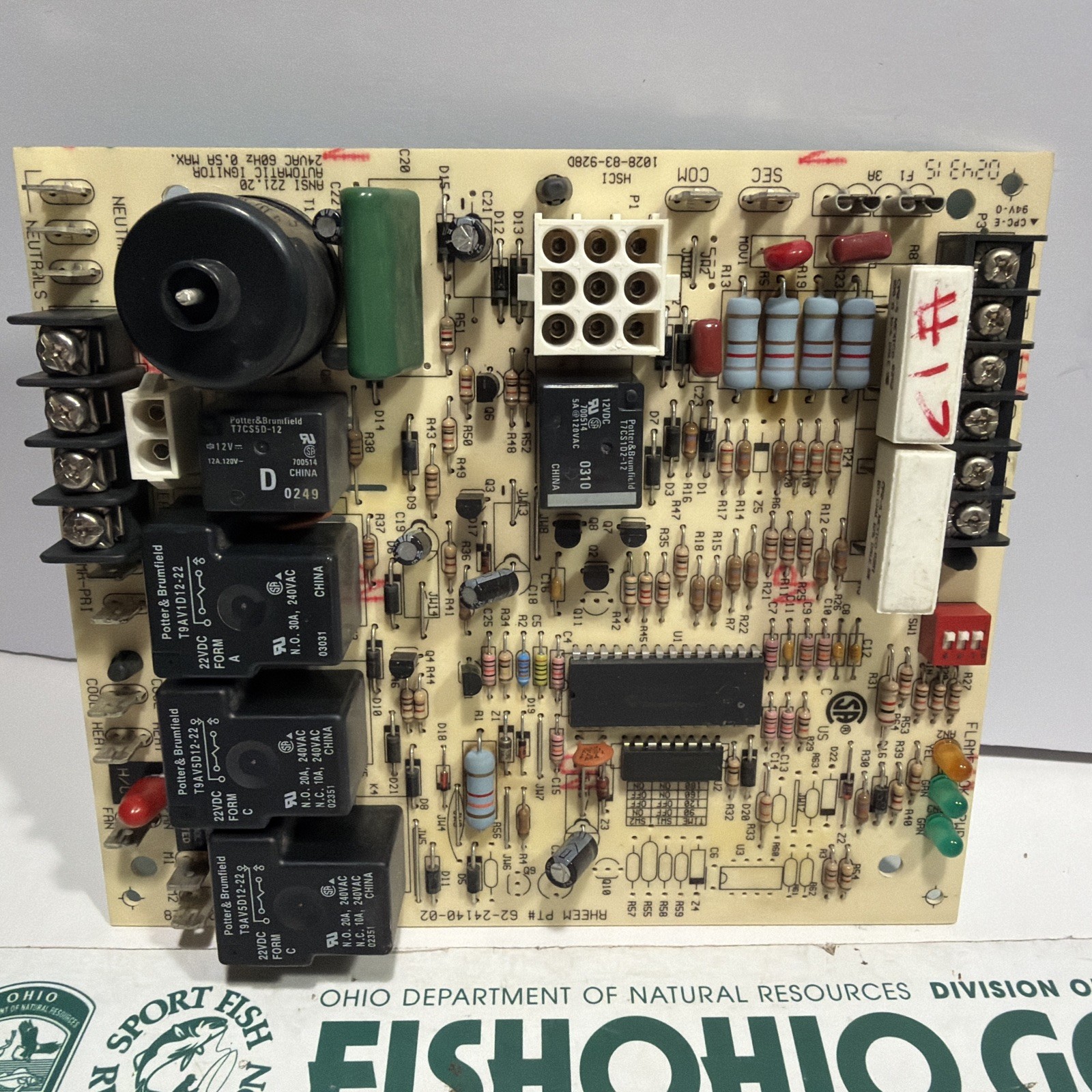 RHEEM 62-24140-02 CONTROL BOARD 1028-928