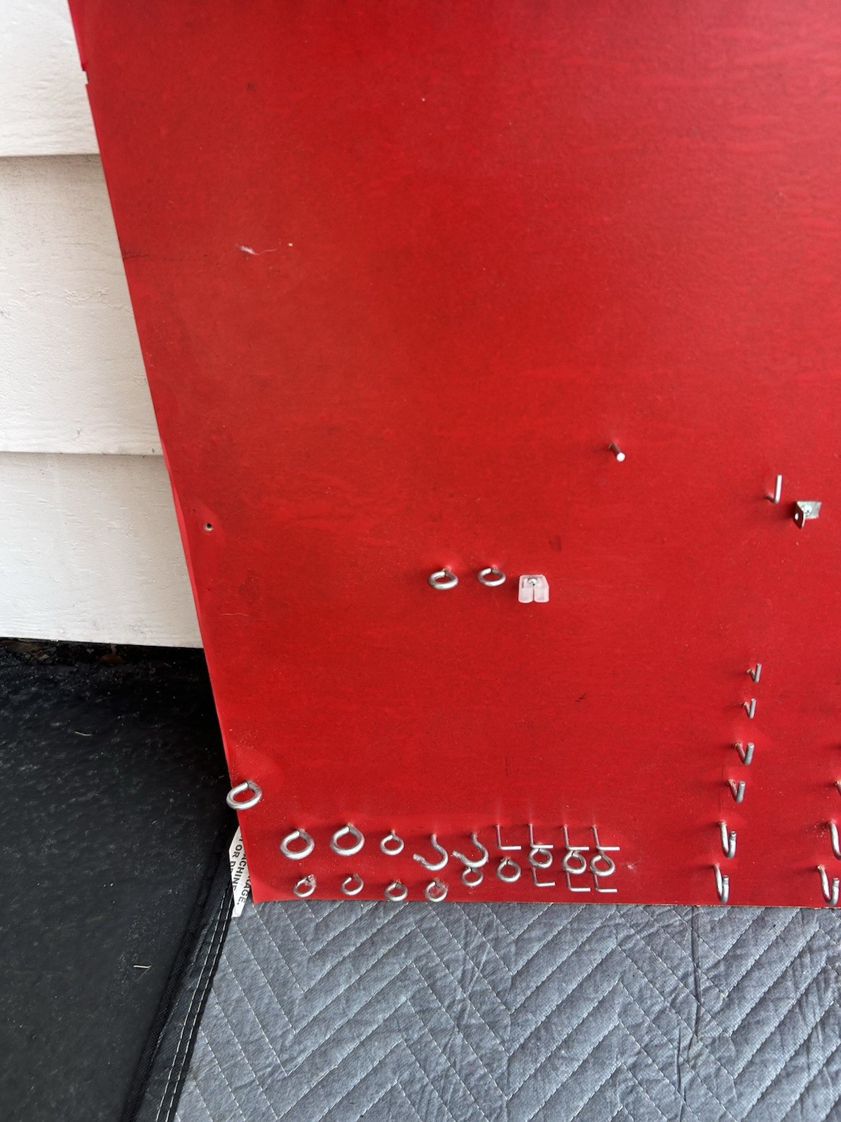RARE Snap On Tools General Purpose Peg Board Meant For Wall Cabinet