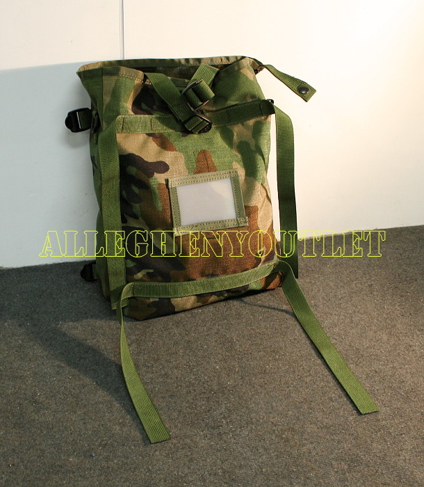LOT OF 3 US ARMY SURPLUS MOLLE WOODLAND CAMOUFLAGE RADIO UTILITY POUCH BAG MINT