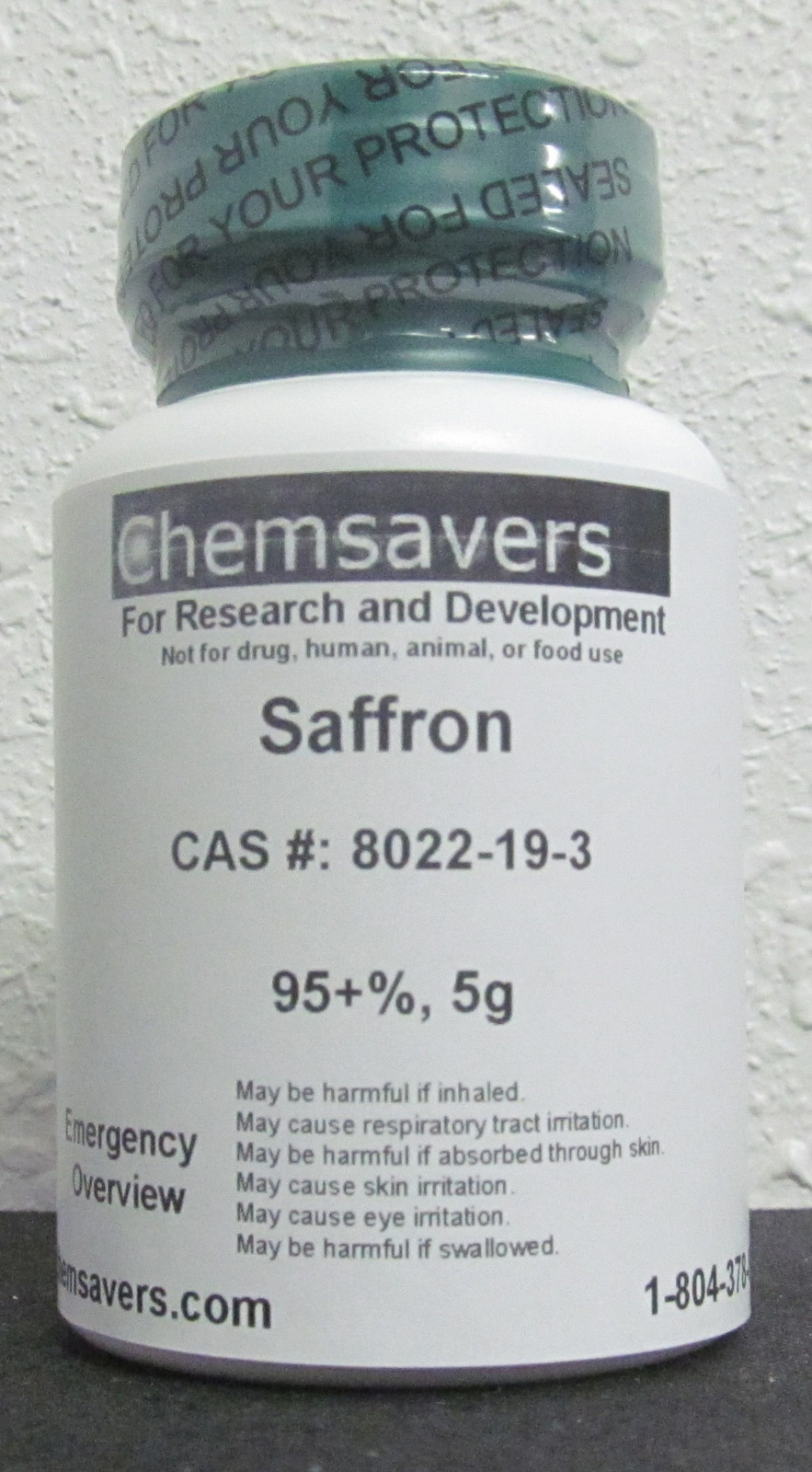 Saffron, 95+%, Certified, 5g