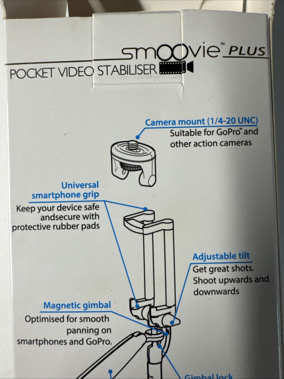 Smoovie Plus Pocket Video Stabiliser