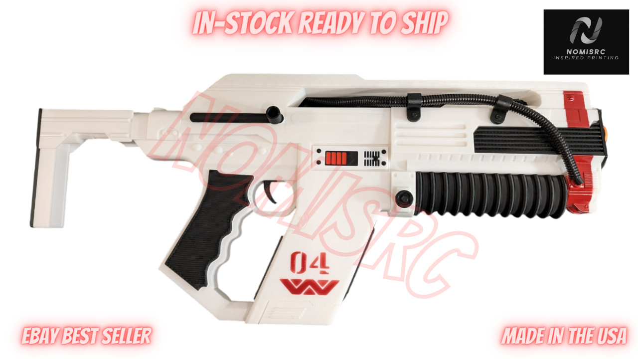 Alien Romulus M44 Pulse Rifle - 3D Printed - Alien Earth - AVP - Movie Prop