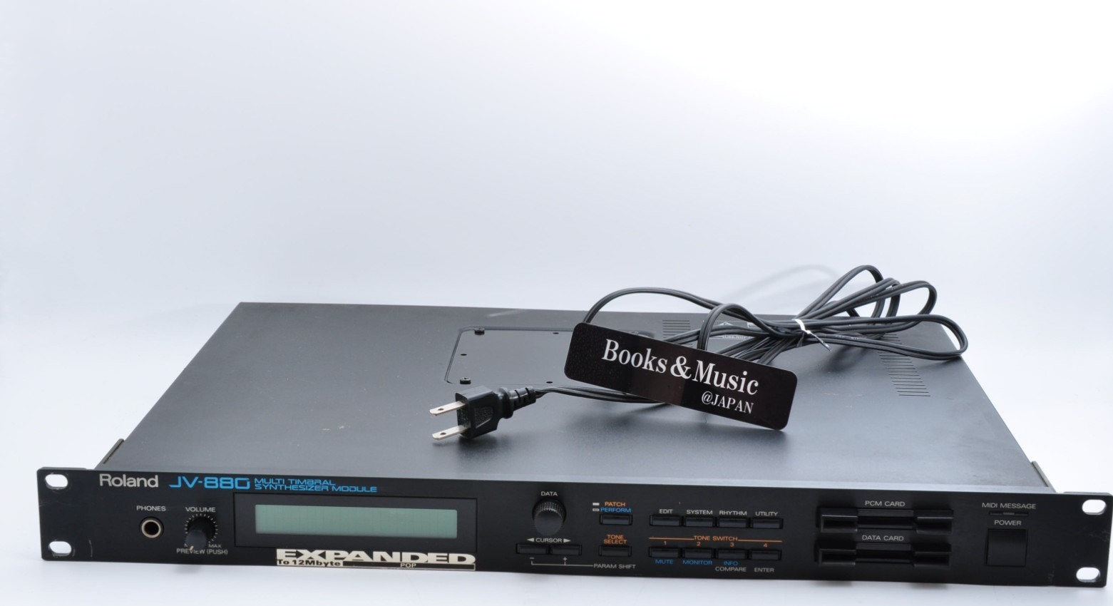 Roland JV-880 Multi Timbre Synthesizer Module Made in Japan 1992 Working ZE34770