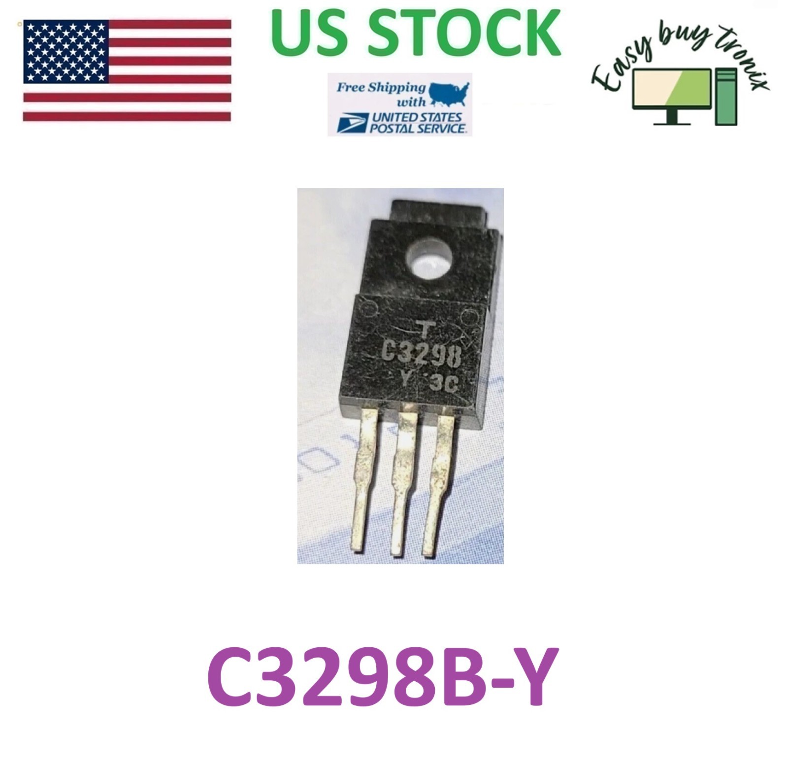 2SC3298B-Y Pulled Original Toshiba Power Bipolar Transistor 2SC3298B C3298