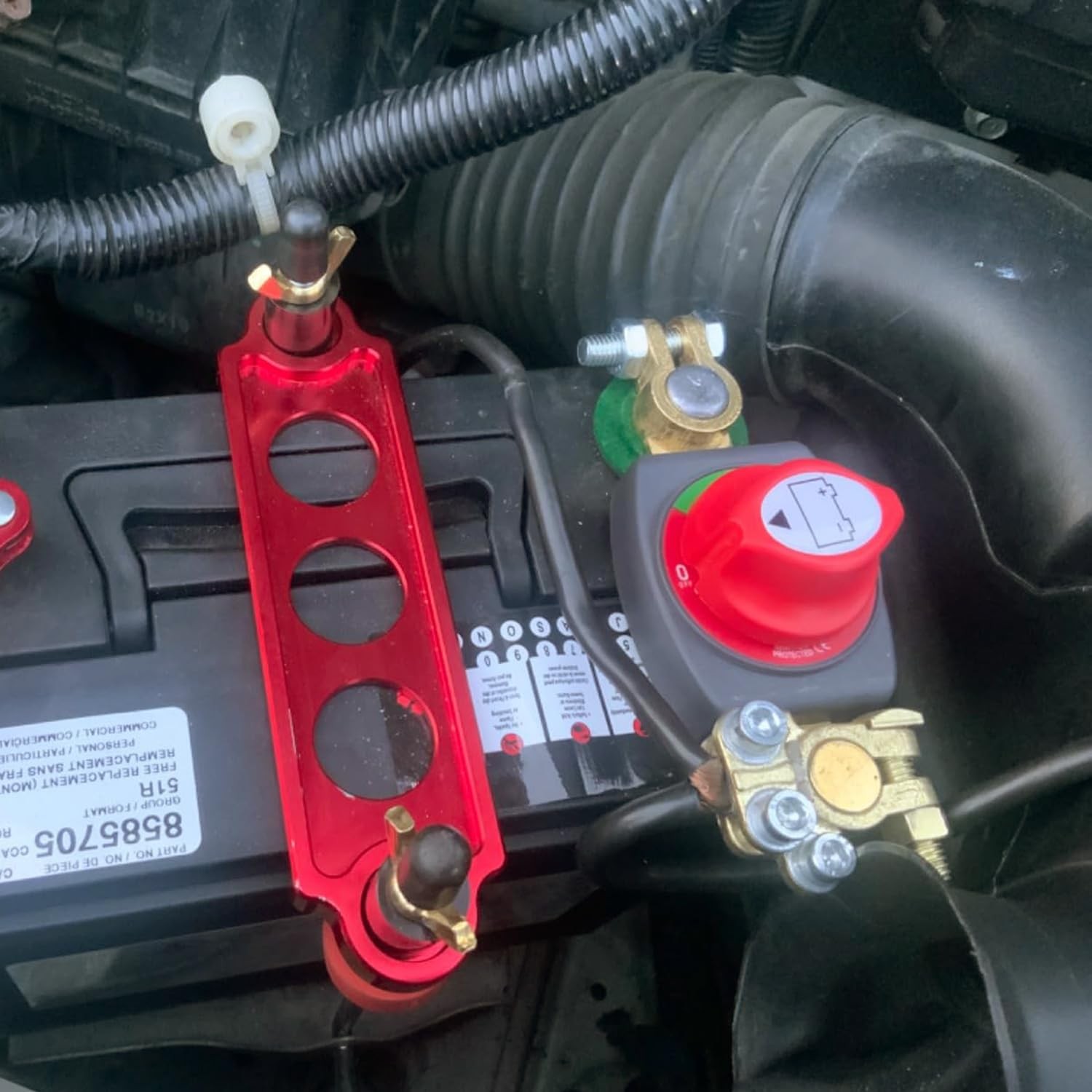 Ampper Top Post Battery Disconnect Switch 12V - 48V, Marine Post, Direct