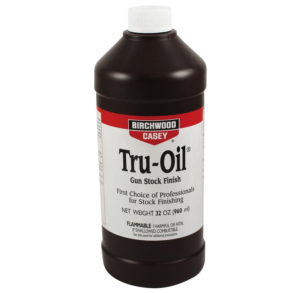 Birchwood Casey Tru-Oil Stock Finish, 32oz - Fast-Drying, Water-Resistant, Oil-B