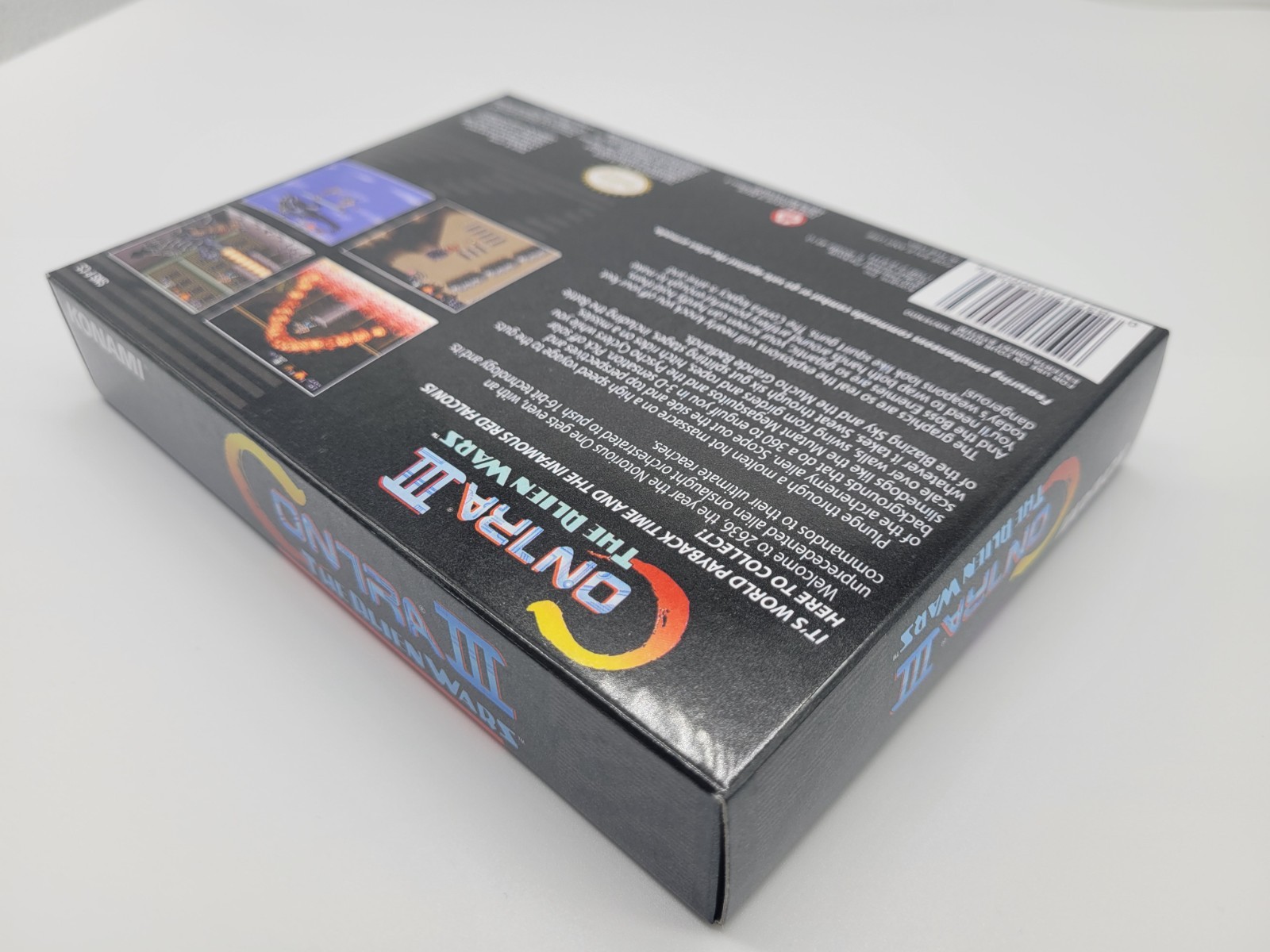 Contra III 3: The Alien Wars Box Only Super (SNES) REPLACEMENT BOX + INSERTS