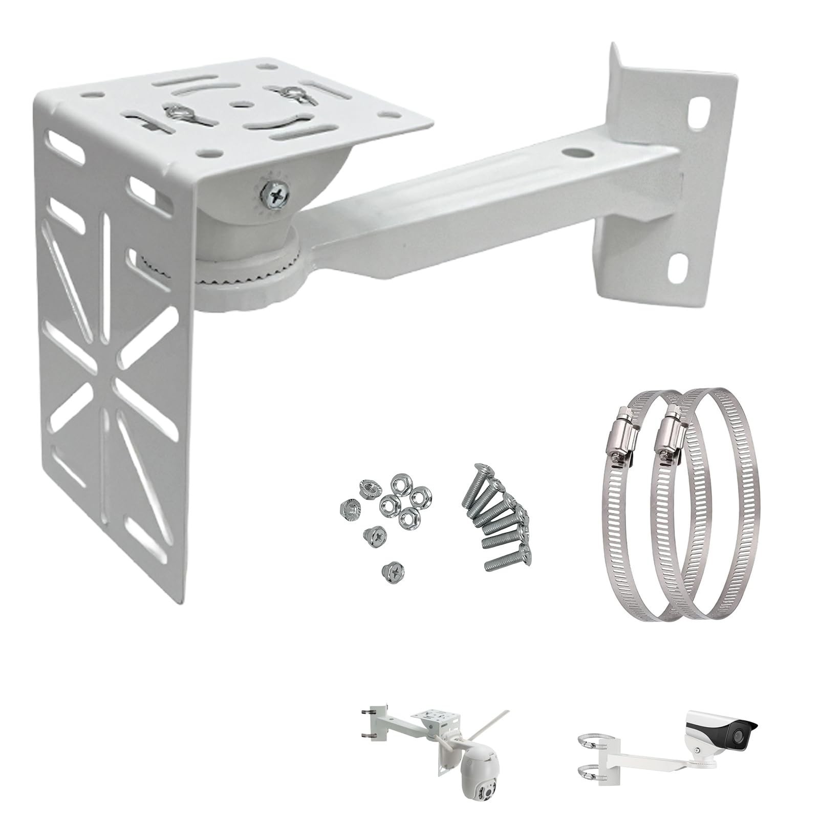 L-Shape Dome Camera Bracket, Wall Ceiling Mount for Security Dome Cameras, Wa...