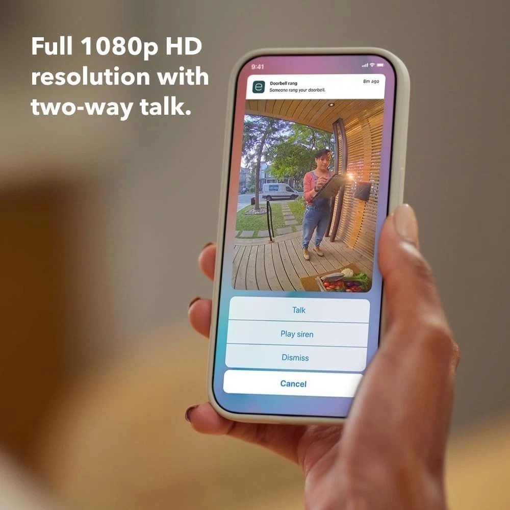 Radar Tracking Smart Video Doorbell, Outdoor Security