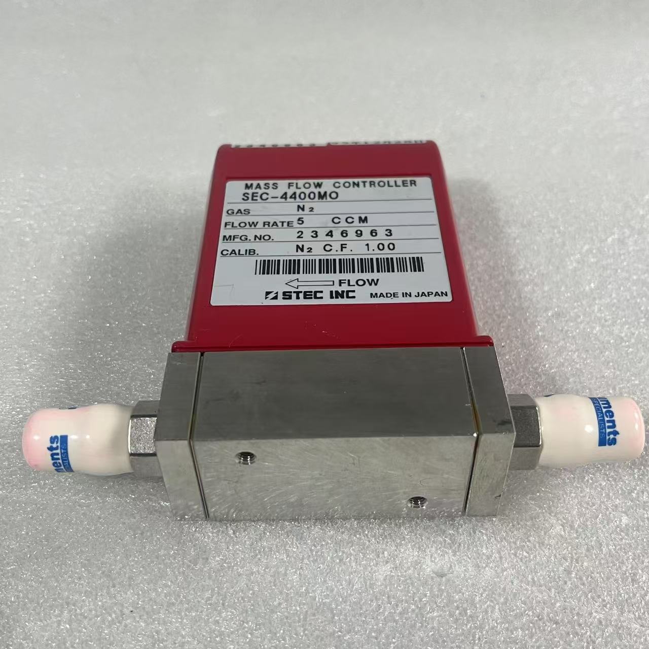 STEC MASS FLOW CONTROLLER SEC-4400MO 1pcs
