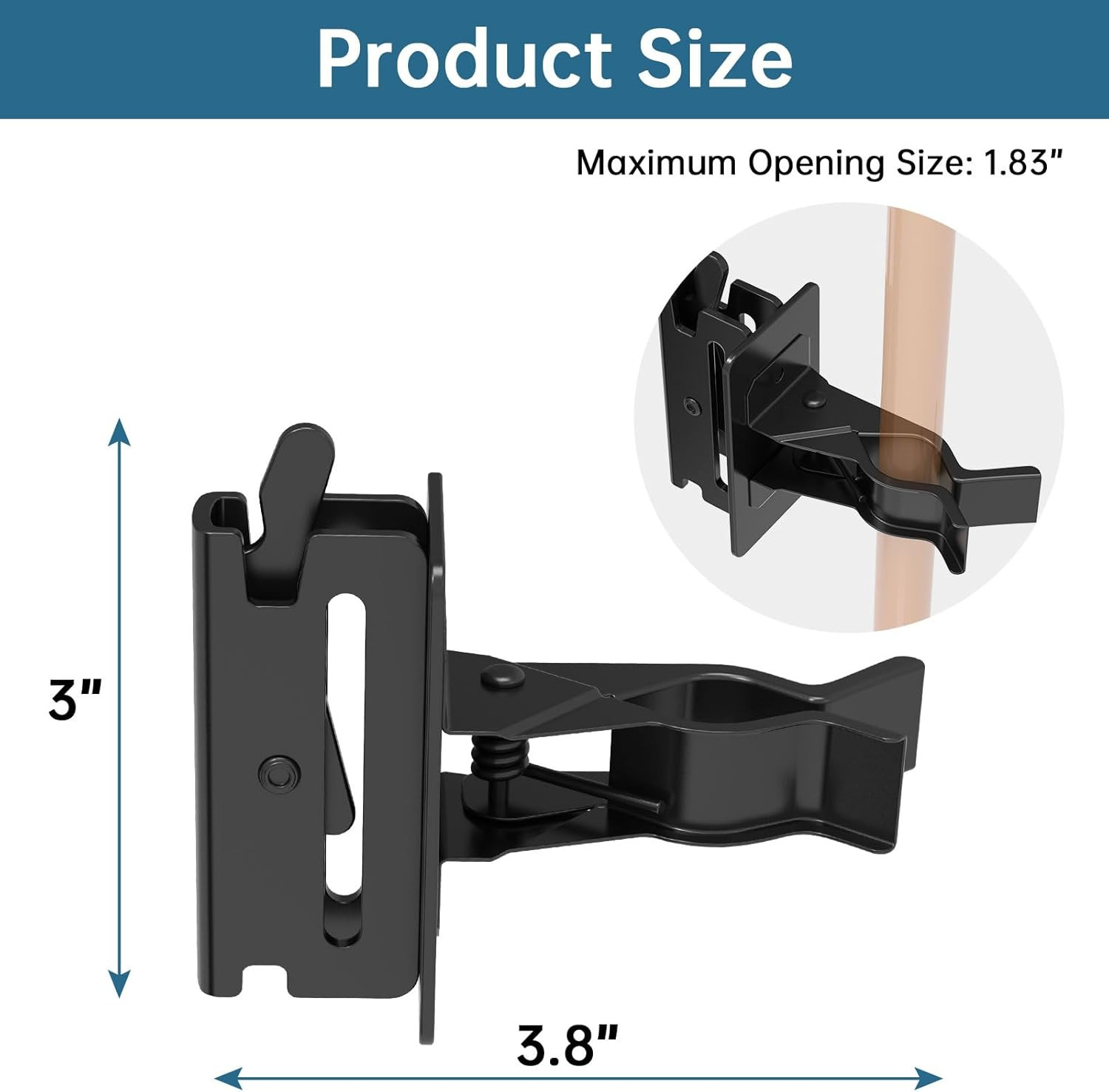 6 Pcs E-Track Tool Holders, E Track Accessories for Enclosed Trailer Store Shove