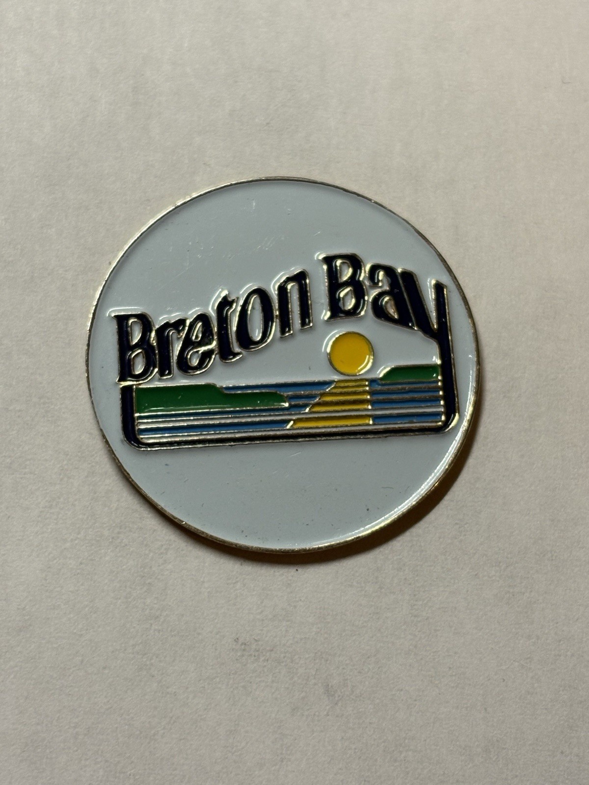 Breton Bay Golf & Country Club 1" Coin Style Golf Marker - Leonardtown, Maryland