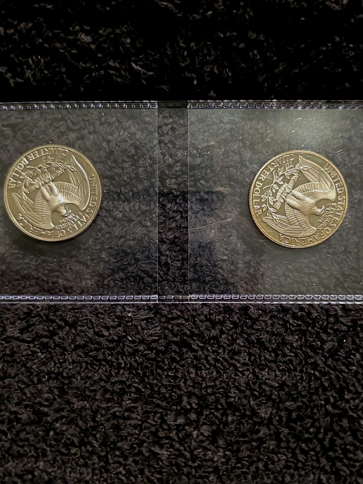 8 gem mint quarters Very Nice Looking Non Circulated