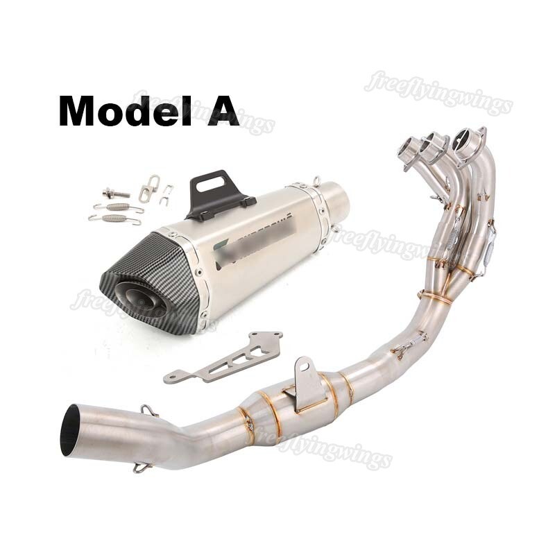 For Yamaha MT-09 2020-2023 Header Link Pipe Muffler Tips Exhaust Complete System