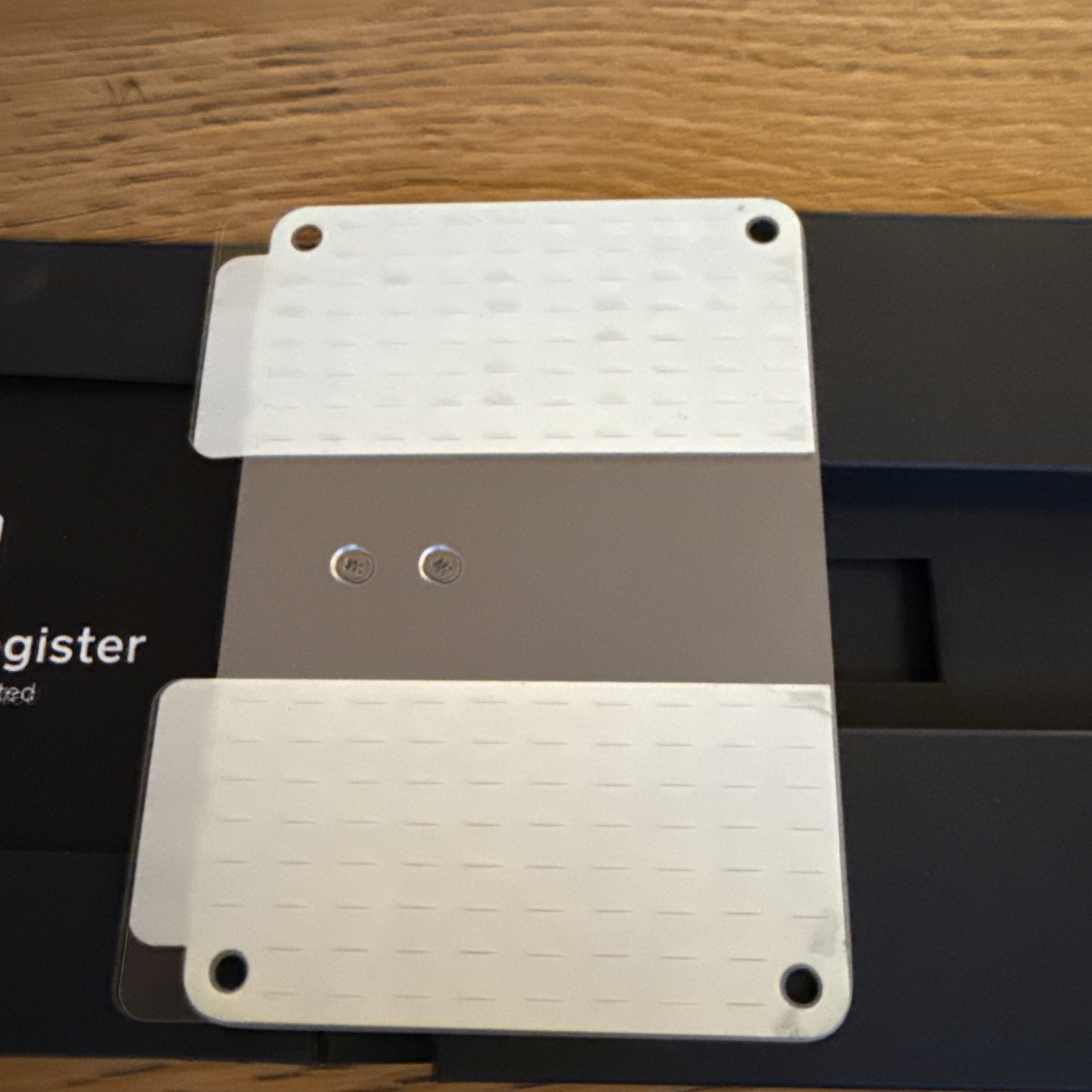 OEM Square Register POS, Metal Display Replacement Mount Plate Bracket, New, OB