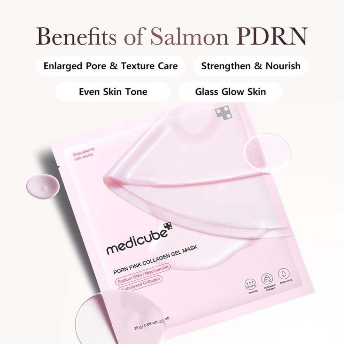 PDRN Salmon Collagen Gel Mask – Anti-Aging & Radiance Repair Mask for Skin