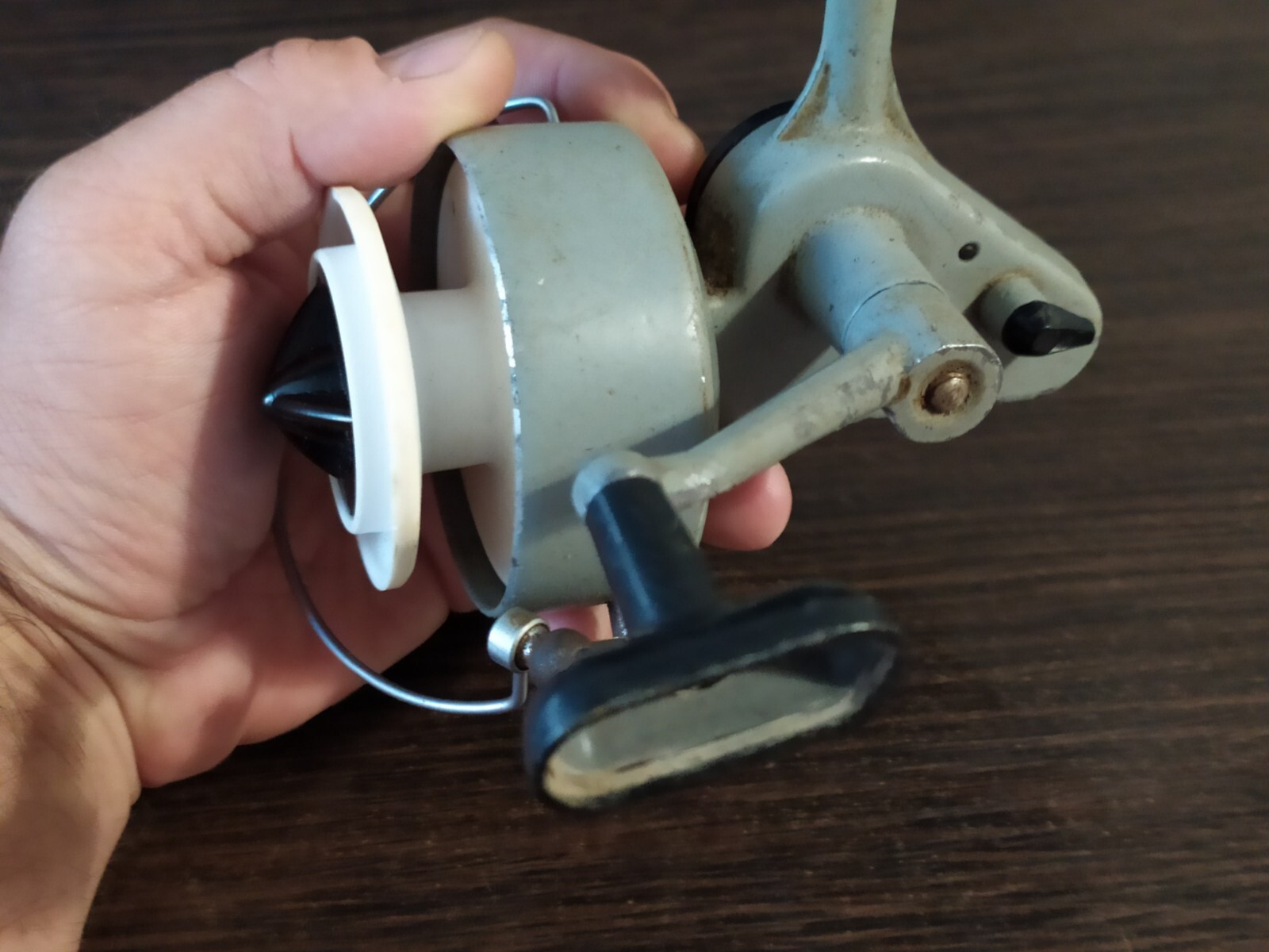 Fishing Vintage Soviet Spinning Metal Reel Fishing Tackle Made in USSR