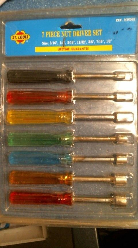 St. Louis MIS093, 7 Piece Nut Driver Set, FREE SHIPPING