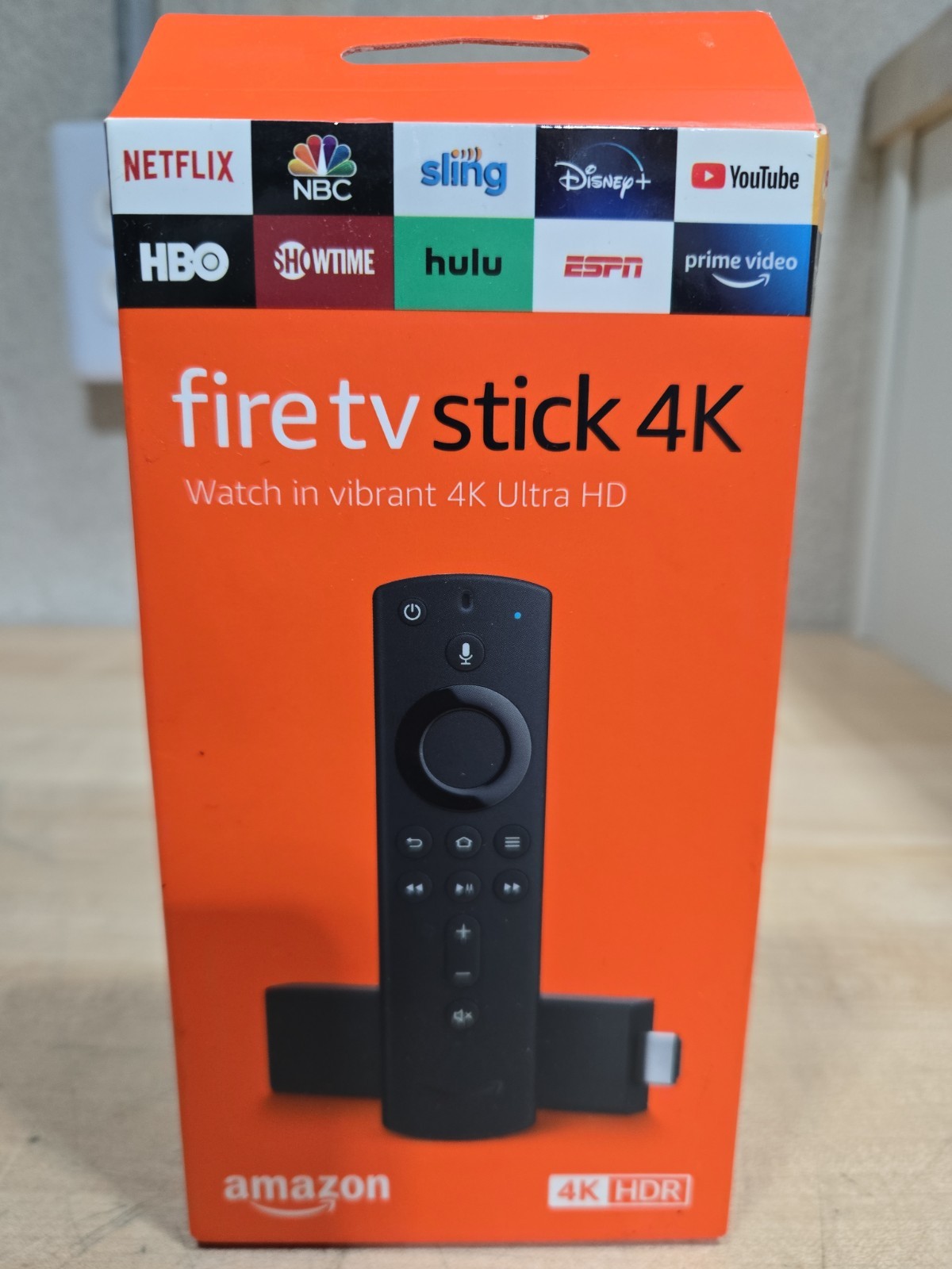 Amazon Fire TV Stick 4K Ultra HD Media Streamer with 2nd Gen Remote Alexa New