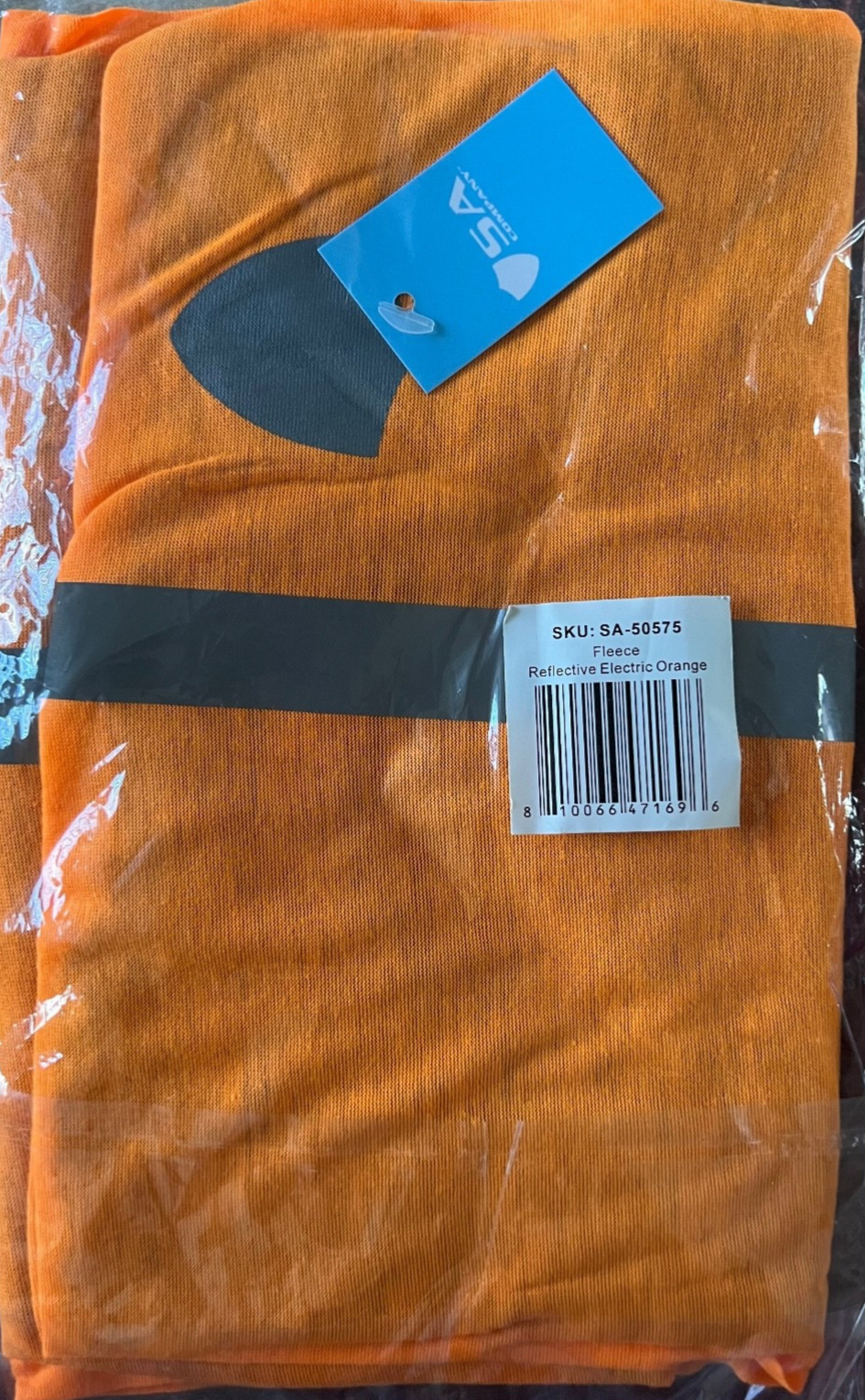 Frost Tech | Reflective | Electric Orange Fleece Face Shield